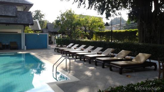 Beautiful pool area.