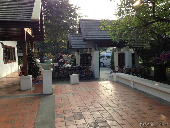 Entrance (you can see the bicycles available)