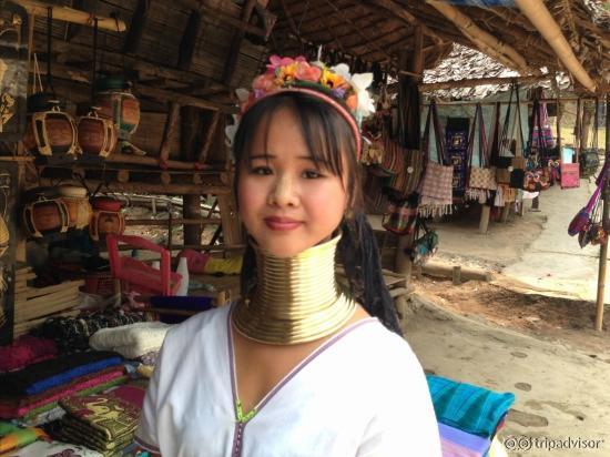 Long Neck Girl at Village