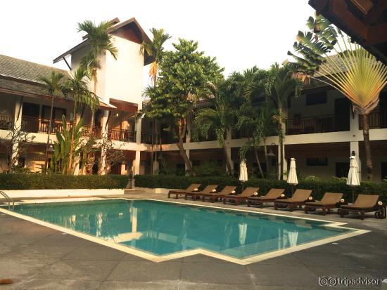 Nice pool though I didn't go in.