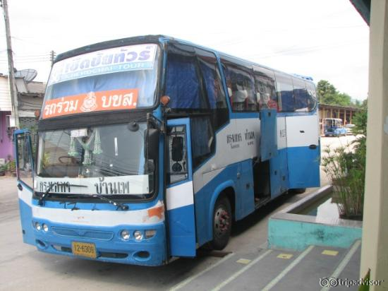 the bus from Bangkok
