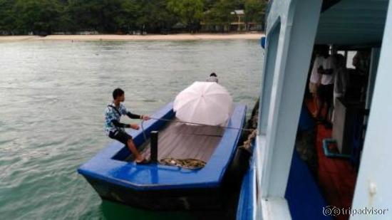 Пантон для пересадки с парома