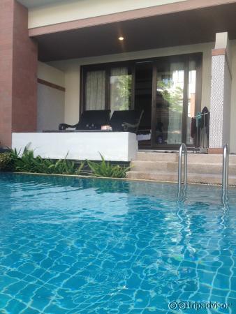 View of the room from the pool