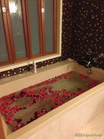 What the hotel set up for us the night my boyfriend proposed