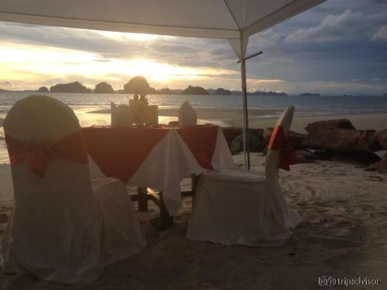 Perfect private dinner with my love