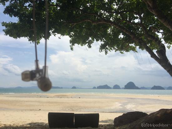 View from beach