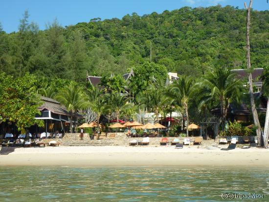 Hotel from the sea