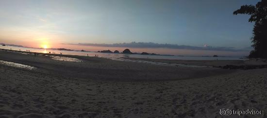 vista desde la playa