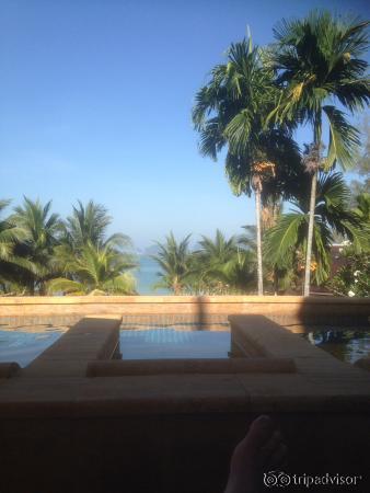 View from pool terrace