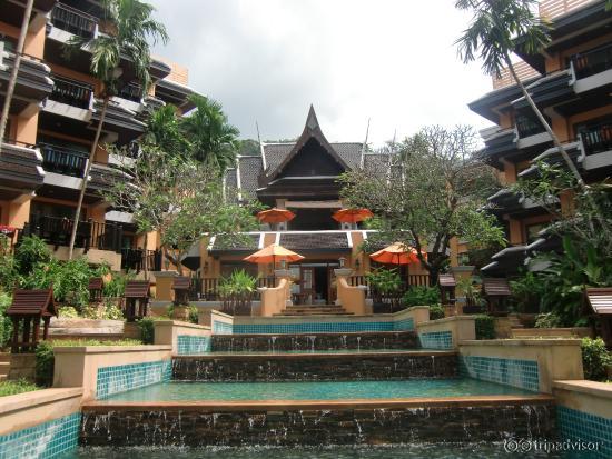 Hotelsicht vom Strand