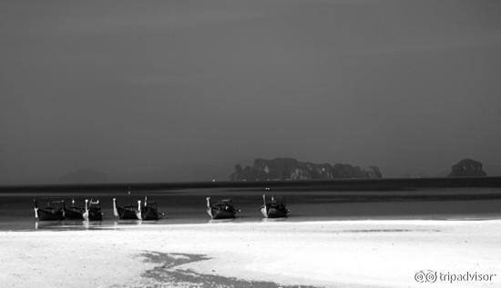 long tails with Hong Island in the background