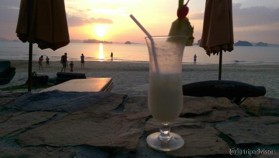 Sunset at happy hour
