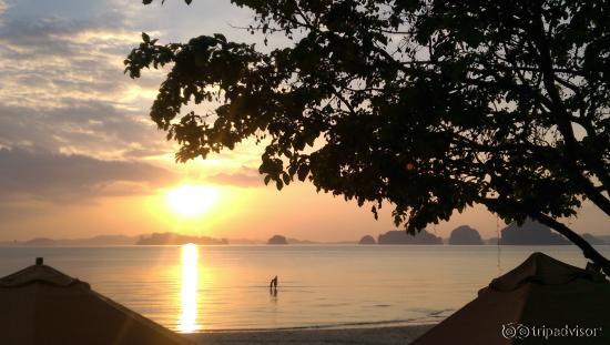 Sunset at happy hour