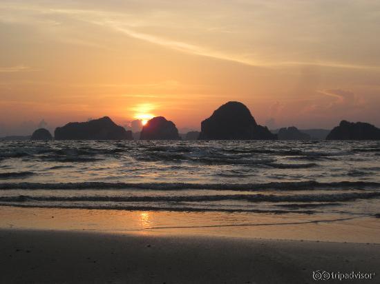 Sunset on the beach