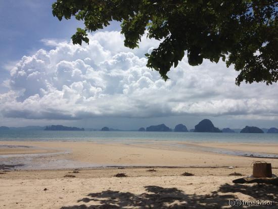 The beach of the hotel