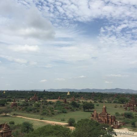 From the top view of the pagoda and a popular spot for sun rise