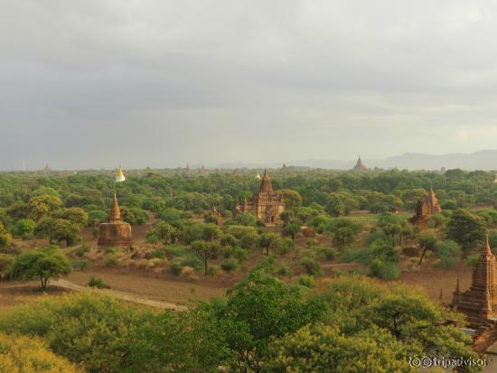 View of the plains of Bagan