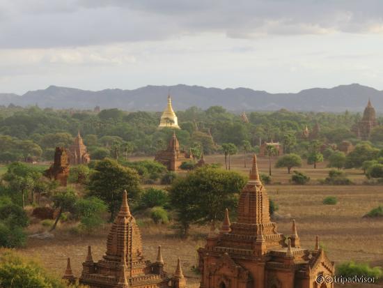 View of the plains of Bagan