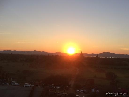 sun set at its full
