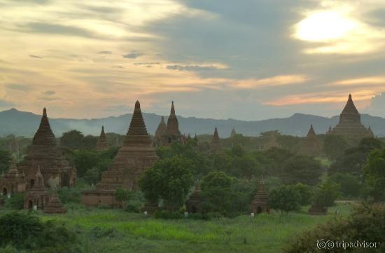 Sunset from the pagoda