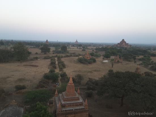 View from Shwesandaw pagoda: east