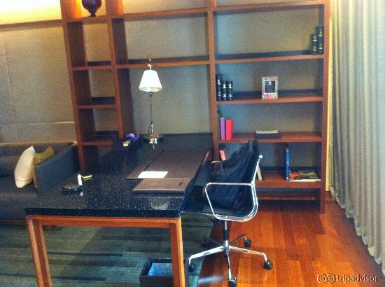 Shelves with decorative stuff