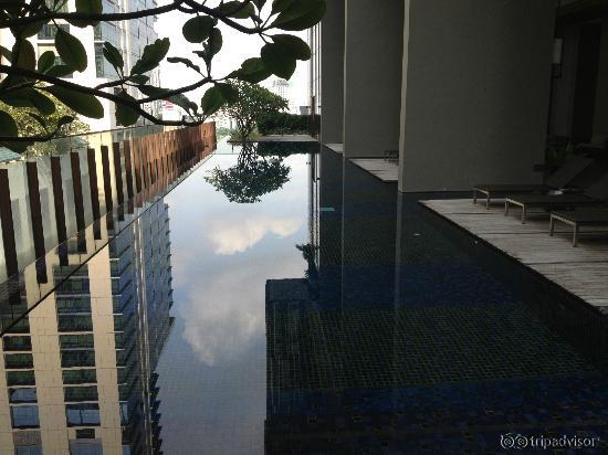 Pool area was exquisite.