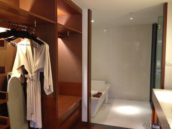 wardrobe area