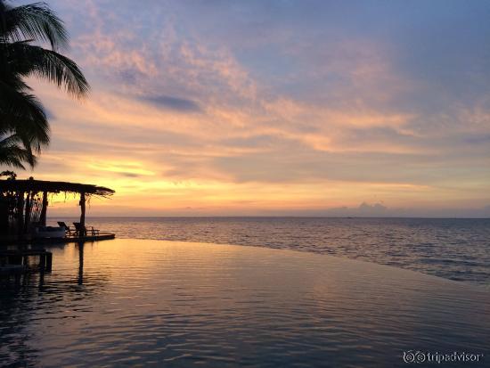 sunrise from the main pool