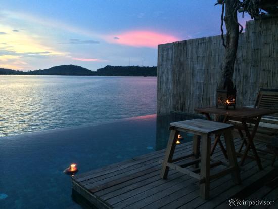 twilight from our deck