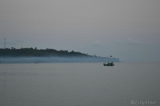 Early morning view from the villa