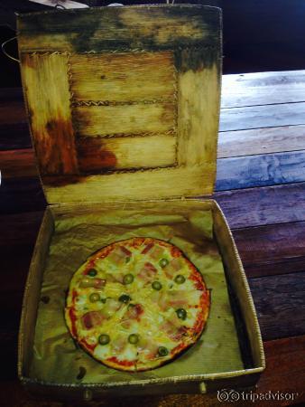 funny, but rotten pizza box