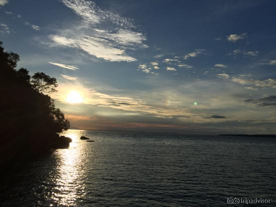 Sunrise from the walkway