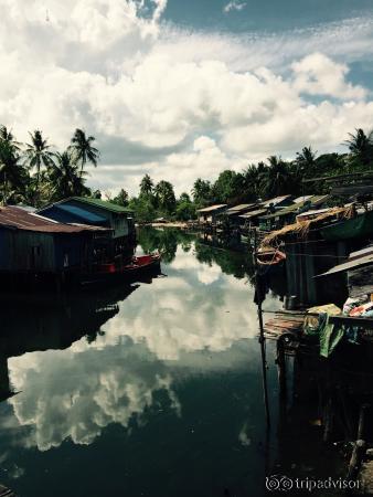 The village on the main island on our Song Saa tour