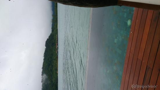 veiw from our overwater villa