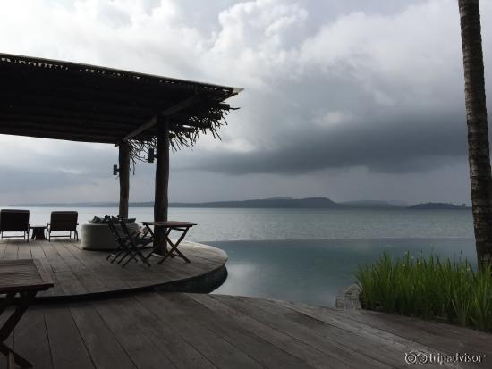 View from the main pool