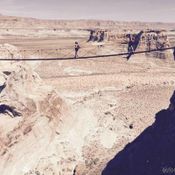 Hoodoo suspension bridge