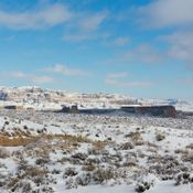 Amangiri in the snow