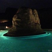 Pool at night