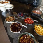 Part of the breakfast buffet (and more a la carte)