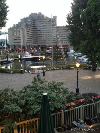 View of Hotel from The Dickens Inn