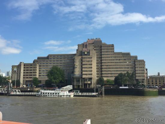 Hotel exterior from the City Cruise boat