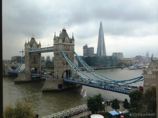 View from our room, Tower Bridge and the Shard