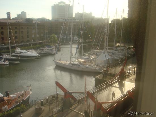 ST. KATHARINE'S WHARF FROM ANOTHER ROOM