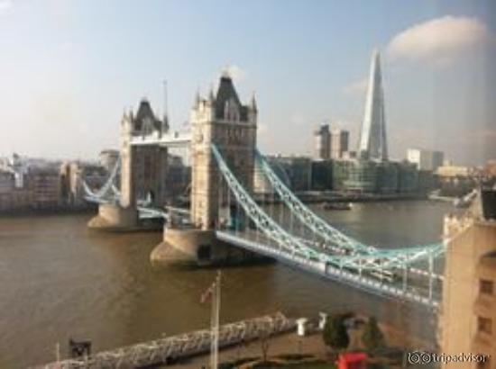 Tower Bridge during the day.