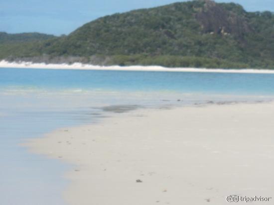 Perfect combination of azure sea and white sand