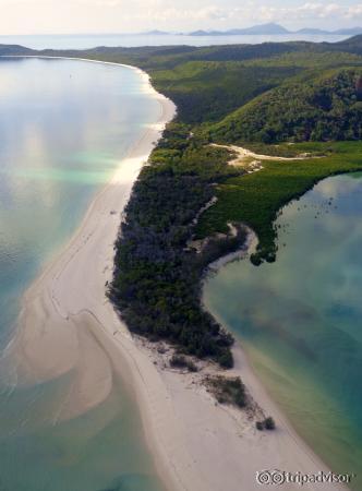 Whitehaven Beach from the sky