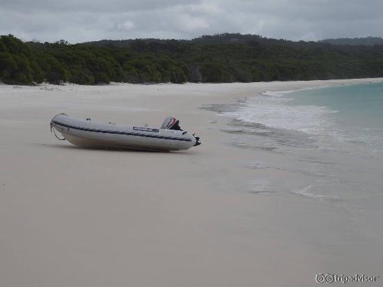 Almost deserted beach