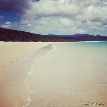 Clear sea, white sand