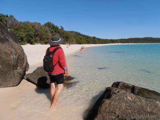 The white silica sands of Whitehaven Beach